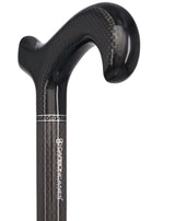 Triple Wound Carbon Fiber Derby Cane - Super Lightweight Superlite Carbon Fiber Walking Canes - Tophatter Daily Deals