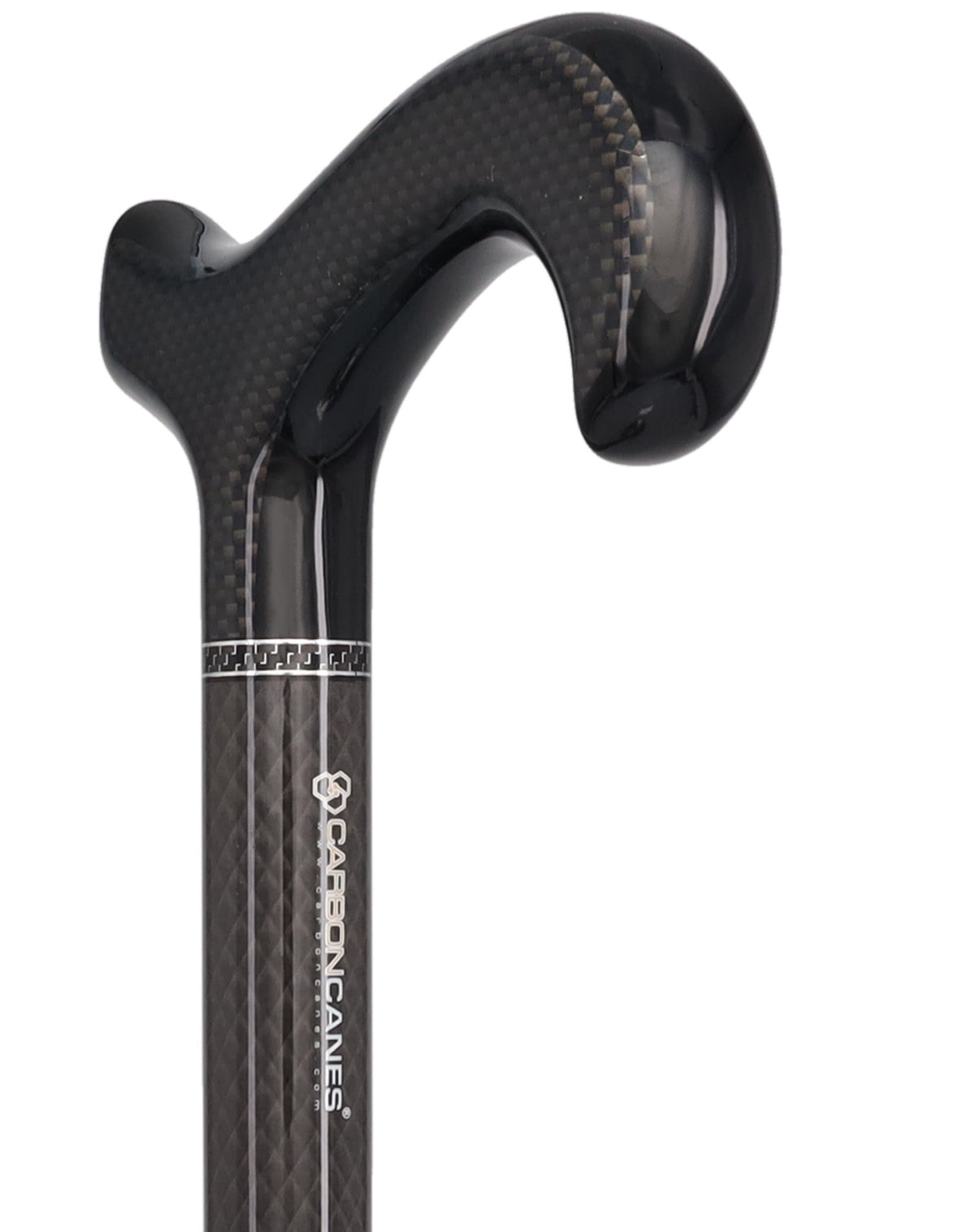 Triple Wound Carbon Fiber Derby Cane - Super Lightweight Superlite Carbon Fiber Walking Canes - Tophatter Daily Deals