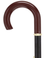 Folding Cane: Solid wood Crook Handle & aluminum shaft Folding Canes - Tophatter Daily Deals