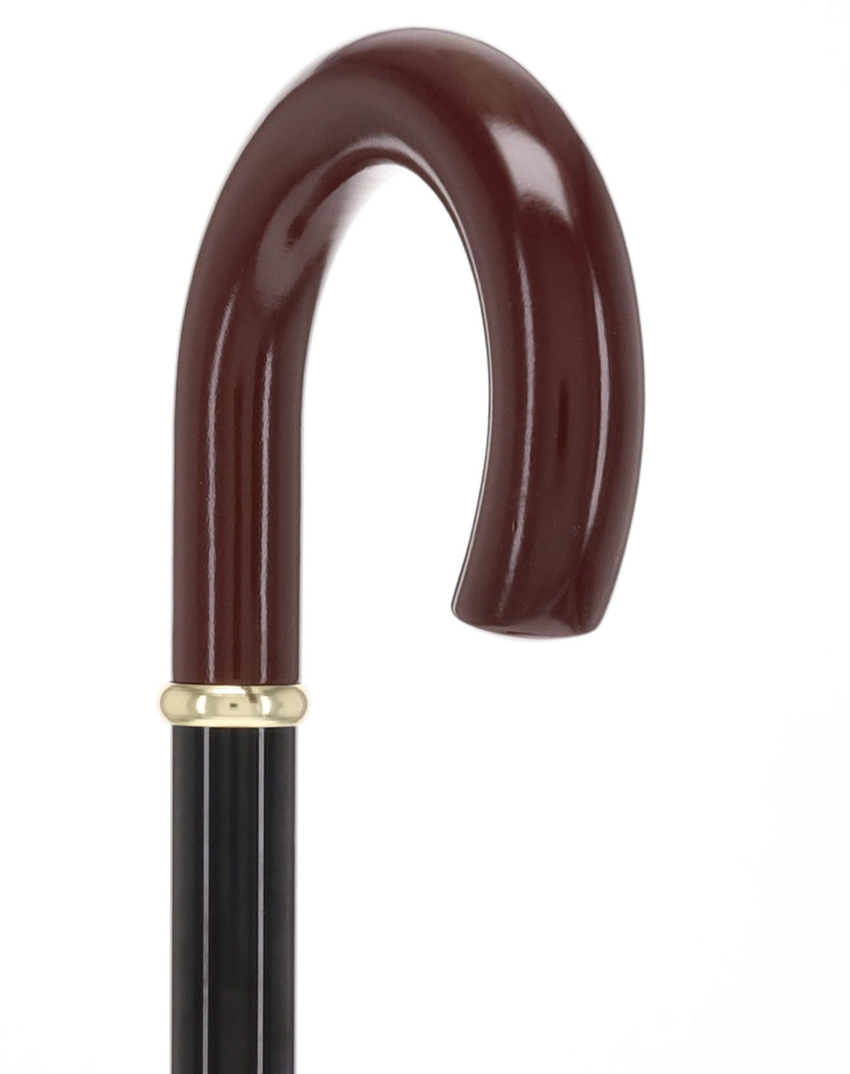 Folding Cane: Solid wood Crook Handle & aluminum shaft Folding Canes - Tophatter Daily Deals