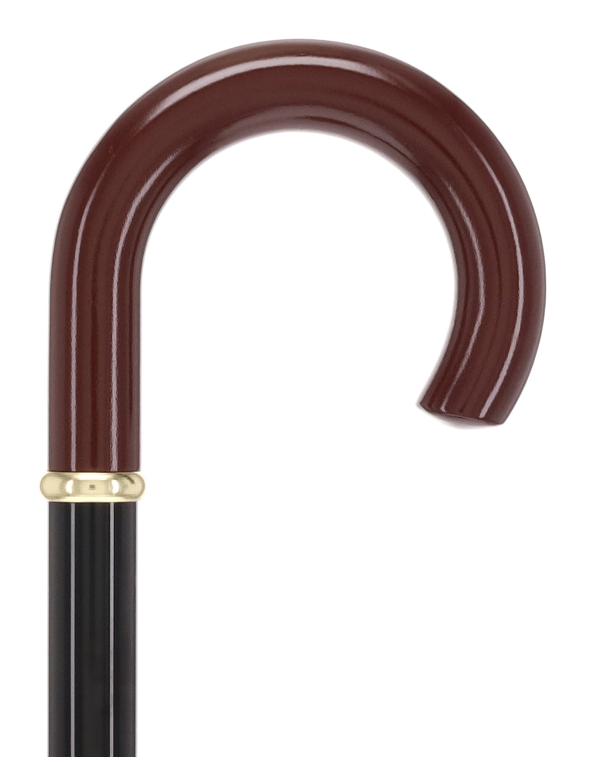 Folding Cane: Solid wood Crook Handle & aluminum shaft Folding Canes - Tophatter Daily Deals