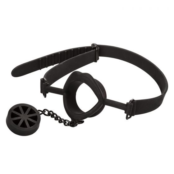 Scandal Silicone Stopper Gag in Black Ball Gags & Mouth Restraints - Tophatter Daily Deals