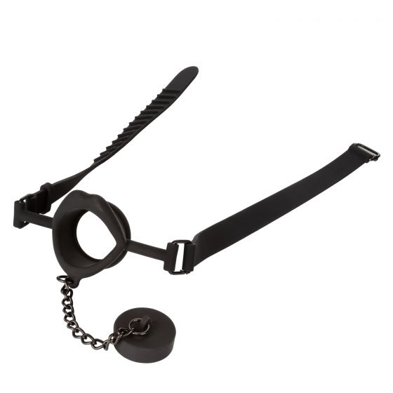 Scandal Silicone Stopper Gag in Black Ball Gags & Mouth Restraints - Tophatter Daily Deals
