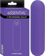 Essential 3 Inch Bullet Vibrator Purple with Storage Case and Charging Cord > Vibrators > Mini Vibrators - Tophatter Daily Deals