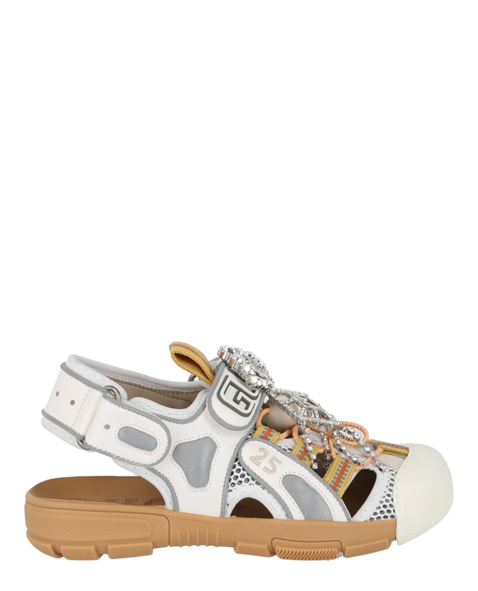 Gucci Mesh Fabric Tinsel Sport Sandals Multi Footwear - Tophatter Daily Deals