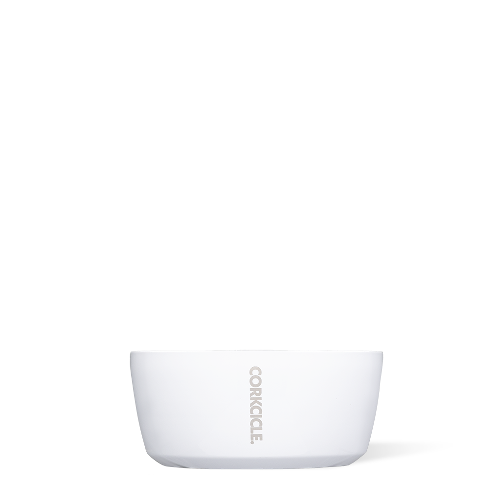 Dog Bowl by CORKCICLE. Gloss White 16oz Dog Bowl - Tophatter Daily Deals