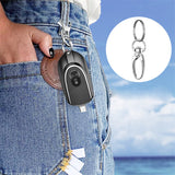 2 In 1 Mini Keychain Power Bank Keyring Hanging Buckle 2 Output Interfaces 5V 1200MAH Backup Power Bank Retractable Plug Waterproof Phone Charging Accessories 0 - Tophatter Daily Deals