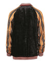 Gucci Mixed Media Bomber Jacket Jackets - Tophatter Daily Deals
