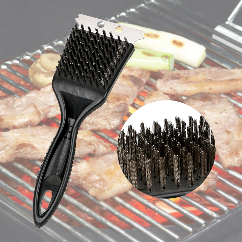 Barbecue cleaning steel brush 0 - Tophatter Daily Deals