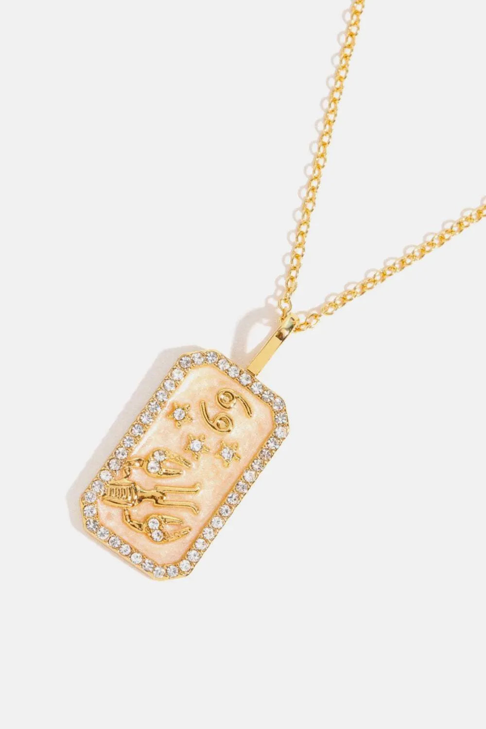 Rhinestone Constellation Pendant Copper Necklace Necklaces - Tophatter Daily Deals