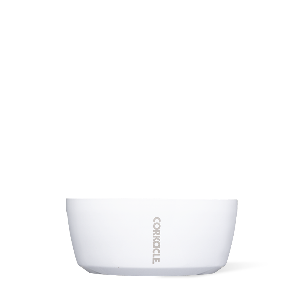 Dog Bowl by CORKCICLE. Gloss White 32oz Dog Bowl - Tophatter Daily Deals
