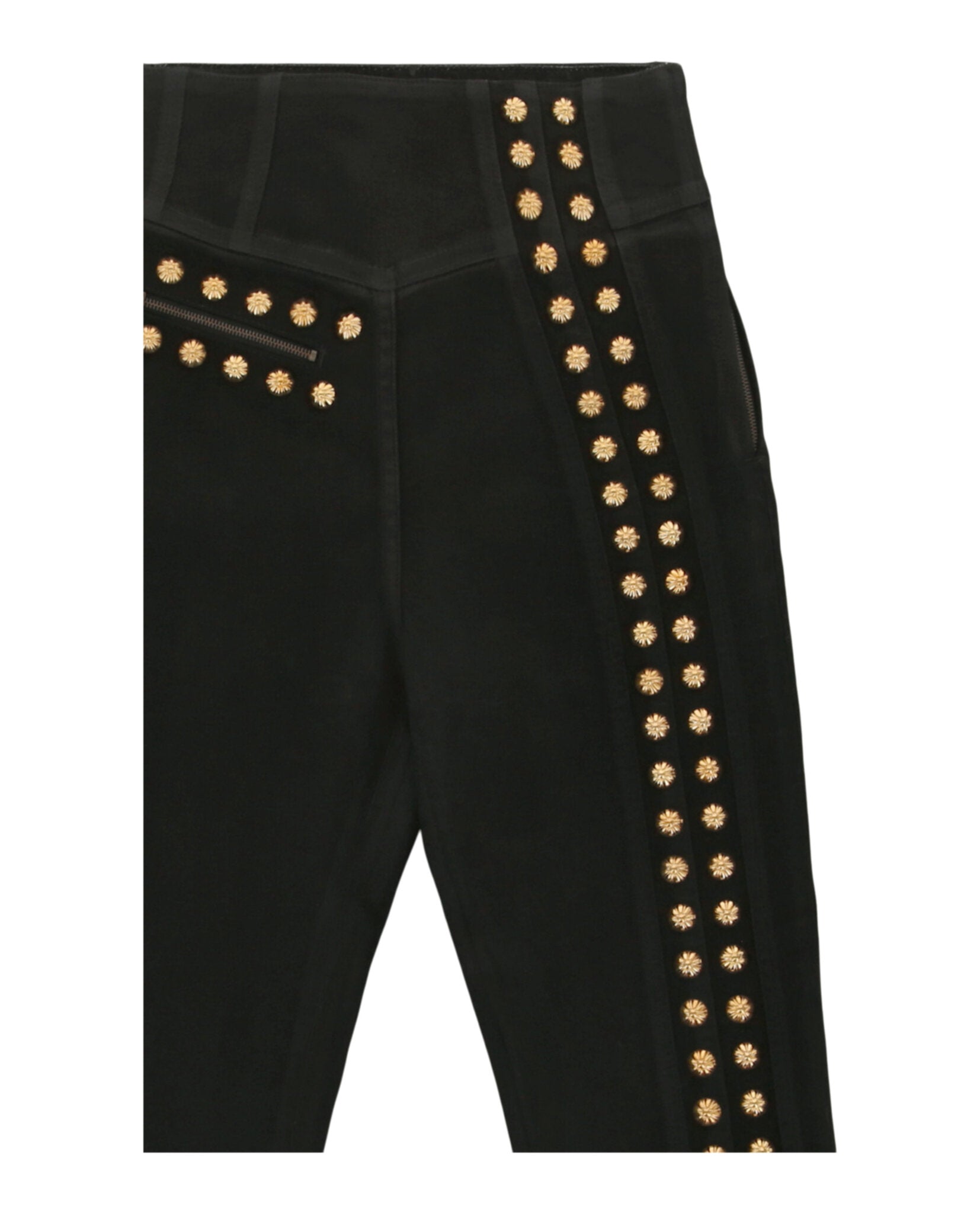 Gucci Coated Denim Pant With Studs Jeans - Tophatter Daily Deals