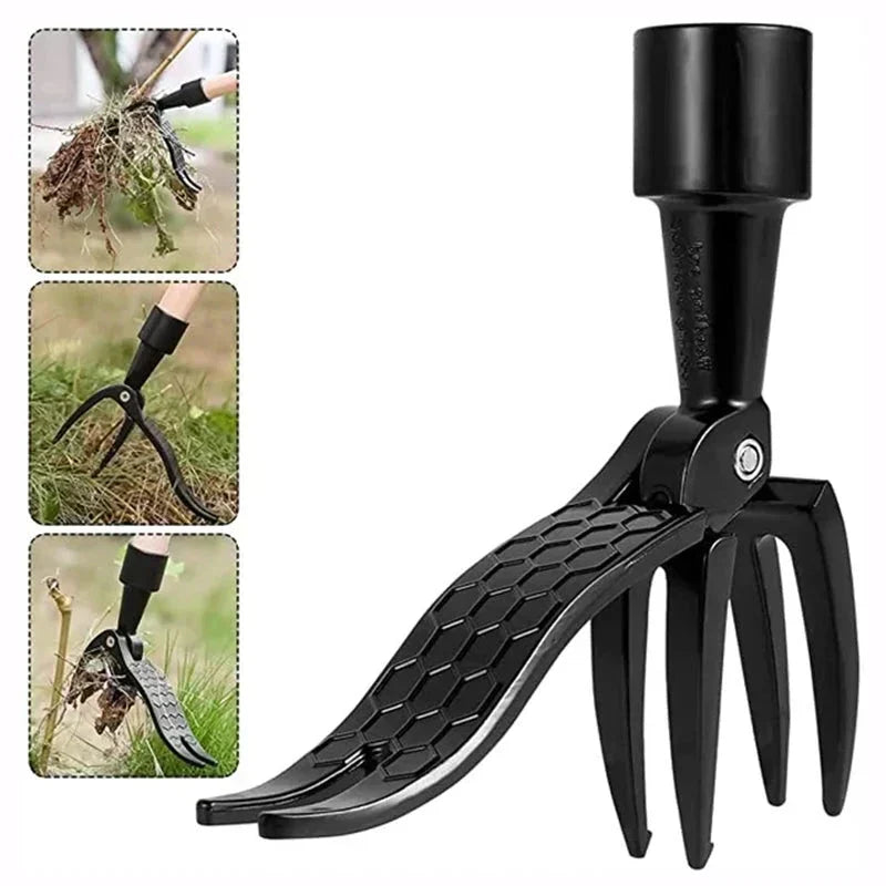 Weed Puller Stainless Steel Adjustable Detachable Handle ROOT STARTER - Tophatter Daily Deals