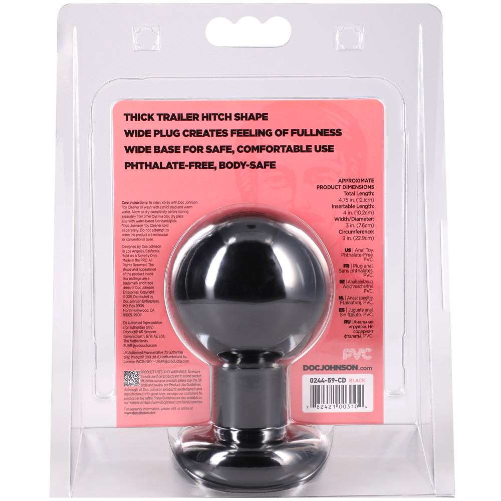 Round Large Butt Plug – Comfortable Spherical Design > Anal Range > Butt Plugs - Tophatter Daily Deals