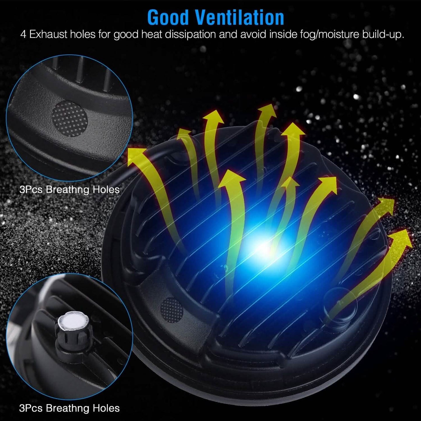 5.75-Inch LED Motorcycle Headlight Automotive - Tophatter Daily Deals