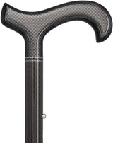Premium Carbon Fiber Cane, Triple Wound, Adjustable & Foldable Superlite Carbon Fiber Walking Canes - Tophatter Daily Deals