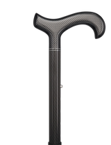 Premium Carbon Fiber Cane, Triple Wound, Adjustable & Foldable Superlite Carbon Fiber Walking Canes - Tophatter Daily Deals