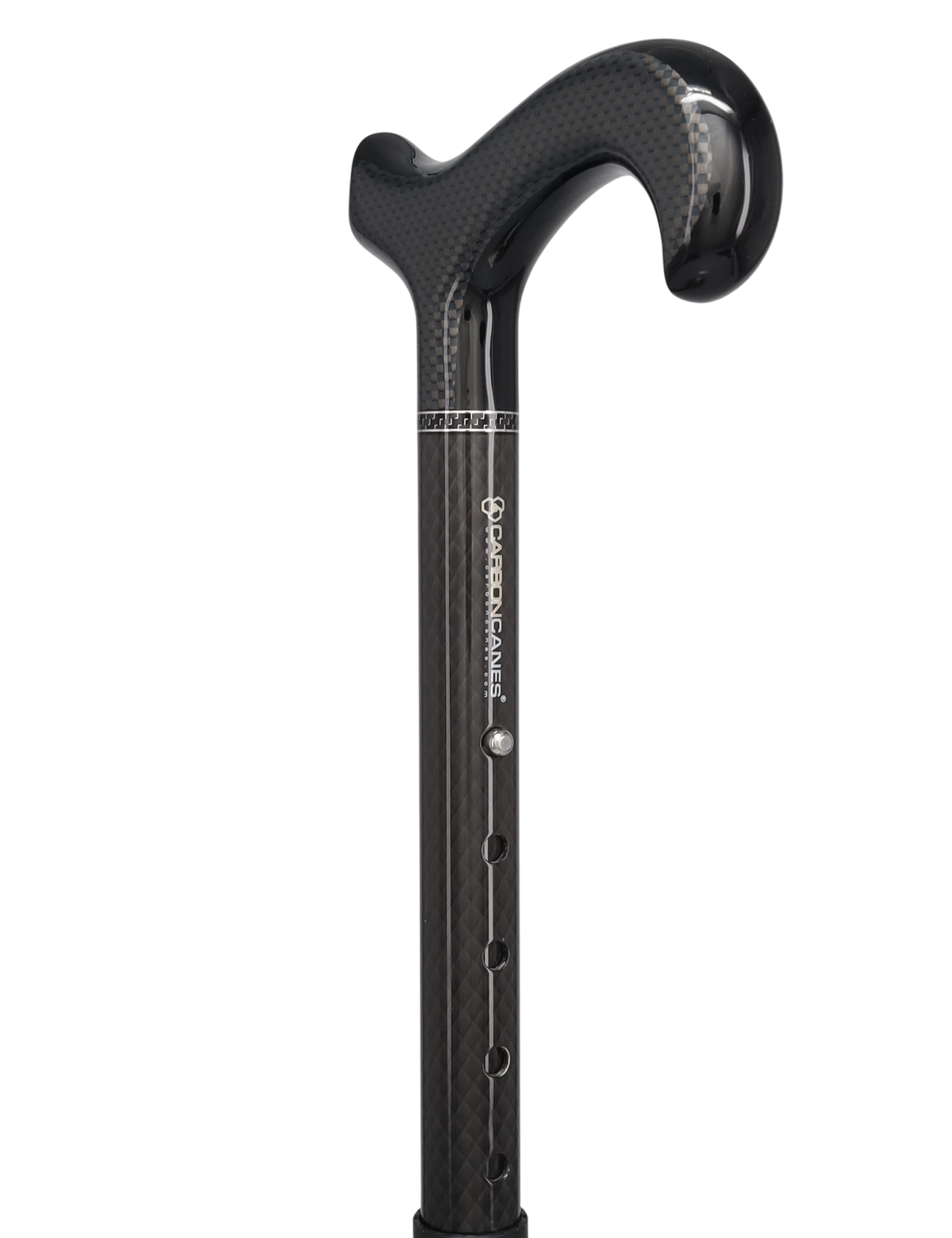 Premium Carbon Fiber Cane, Triple Wound, Adjustable & Foldable Superlite Carbon Fiber Walking Canes - Tophatter Daily Deals