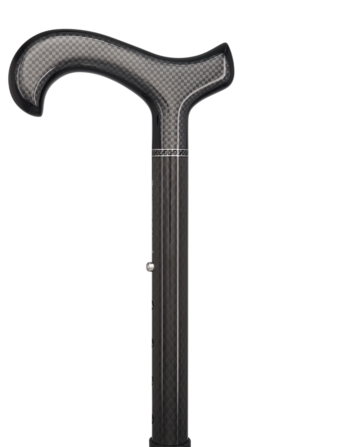 Premium Carbon Fiber Cane, Triple Wound, Adjustable & Foldable Superlite Carbon Fiber Walking Canes - Tophatter Daily Deals