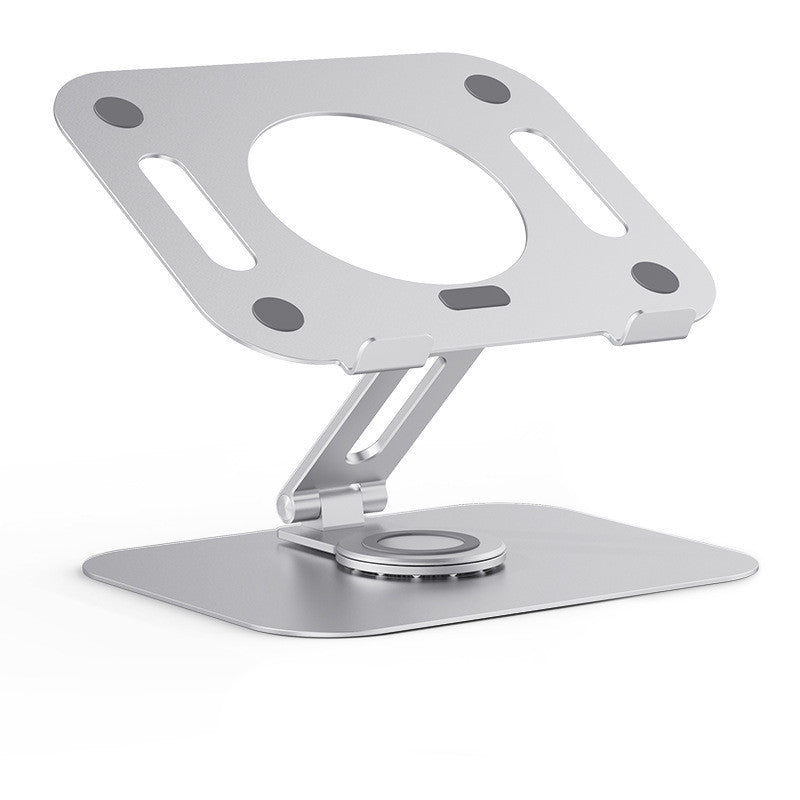 360 Degree Rotating Desktop Office Laptop Stand L04 Silver 0 - Tophatter Daily Deals