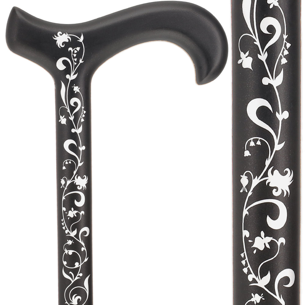 Lightweight Lily of the Valley: Carbon Fiber Walking Cane Superlite Carbon Fiber Walking Canes - Tophatter Daily Deals