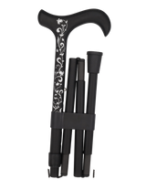 Lily of the Valley: Lightweight Folding Carbon Cane Superlite Carbon Fiber Walking Canes - Tophatter Daily Deals