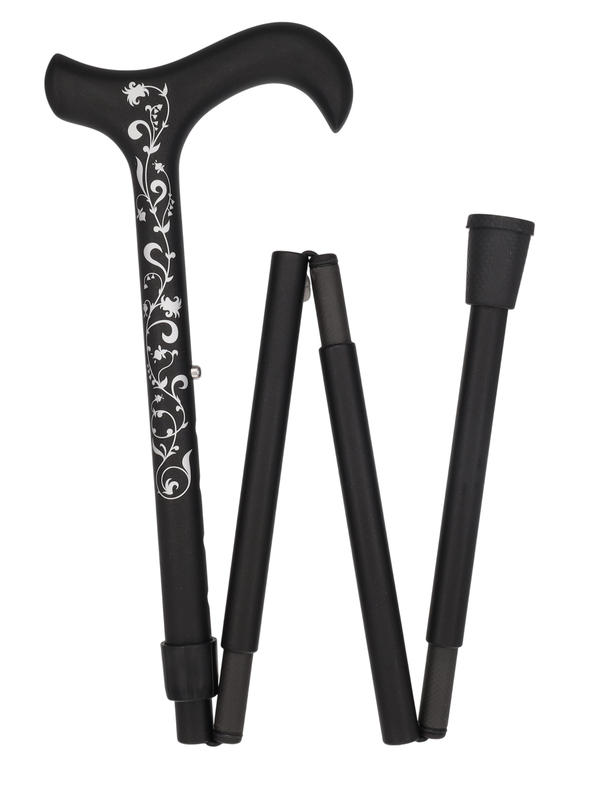 Lily of the Valley: Lightweight Folding Carbon Cane Superlite Carbon Fiber Walking Canes - Tophatter Daily Deals
