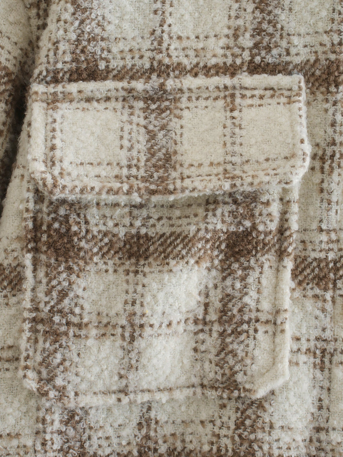Oversized Womens Long Coat - Shirt Style, Tweed, For City 3D Changing Face Moving Picture Frame - Tophatter Daily Deals