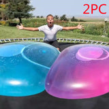 Big Inflatable Ball Children's Toy Elastic Ball Water Ball Bubble Ball Inflatable Ball Pink 2PC 0 - Tophatter Daily Deals