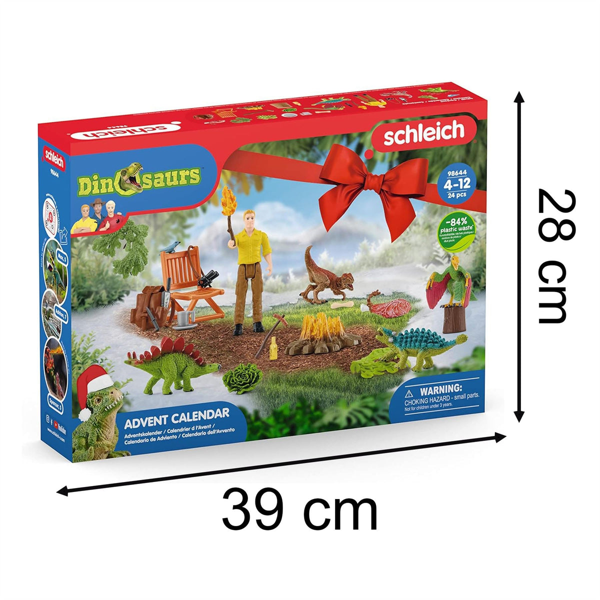 Schleich Dinosaur Christmas Advent Calendar | Children's Toy Advent Calendar Advent Calendar - Tophatter Daily Deals