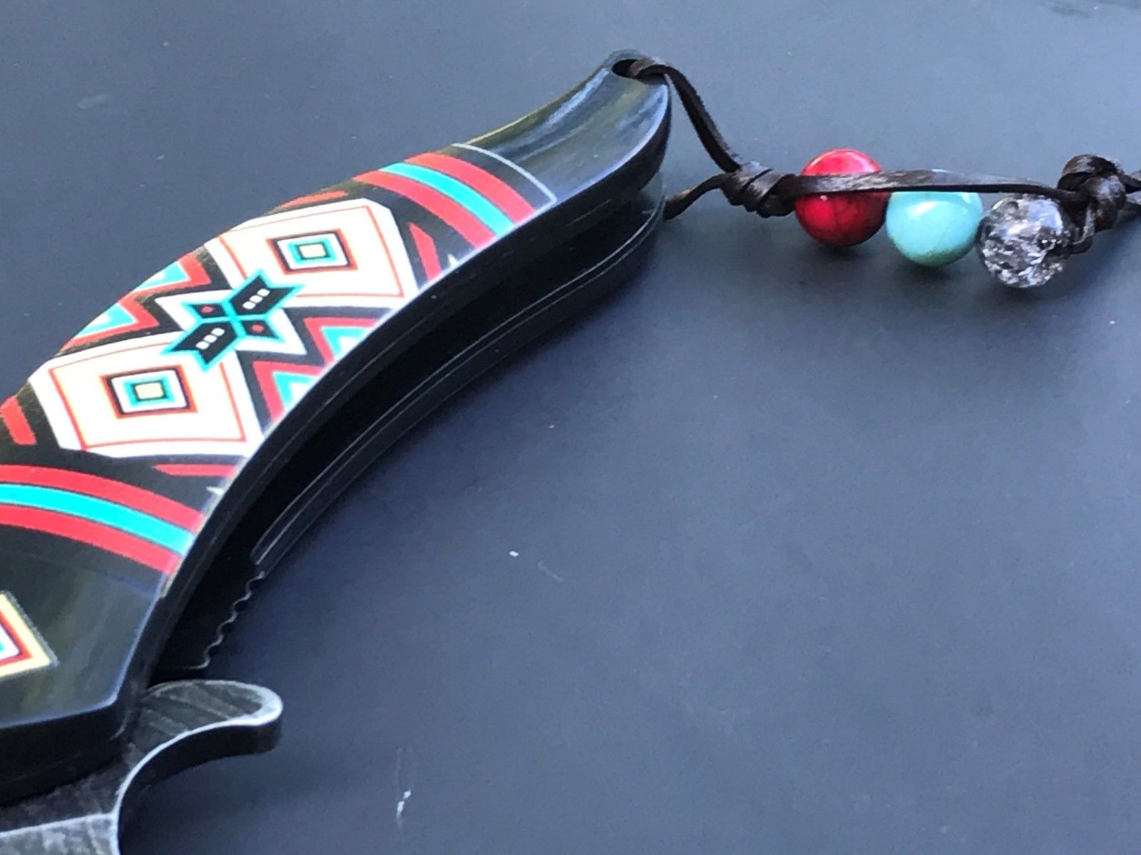 8.5" Masters Collection Spring Assisted Damascus Frontier Pocket Knife Tophatter's Spring Assisted Knives Collectibles:Knives, Swords & Blades:Collectible Folding Knives:Modern Folding Knives:Factory Manufactured - Tophatter Daily Deals