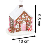 Pink Gingerbread House Incense Burner | Christmas Ornament with Cinnamon Cones Oil Burner - Tophatter Daily Deals