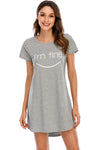 Graphic Round Neck Short Sleeve Lounge Dress Sleep Dresses Apparel & Accessories Fast Shipping Free Shipping H#Y HOT DEALS HOME PAGE Lingerie Sleepwear Loungewear New Deals sexy lingerie Ship From Overseas Ship from USA Sleep Sleep Dresses sleepwear Sleepwear & Loungewear USA USA STOCK women lingerie Women's Fashion - Tophatter Daily Deals And Savings