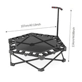Rebounder Trampoline with Adjustable Handle Trampolines - Tophatter Daily Deals