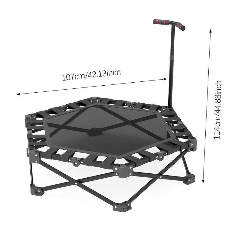 Rebounder Trampoline with Adjustable Handle Trampolines - Tophatter Daily Deals