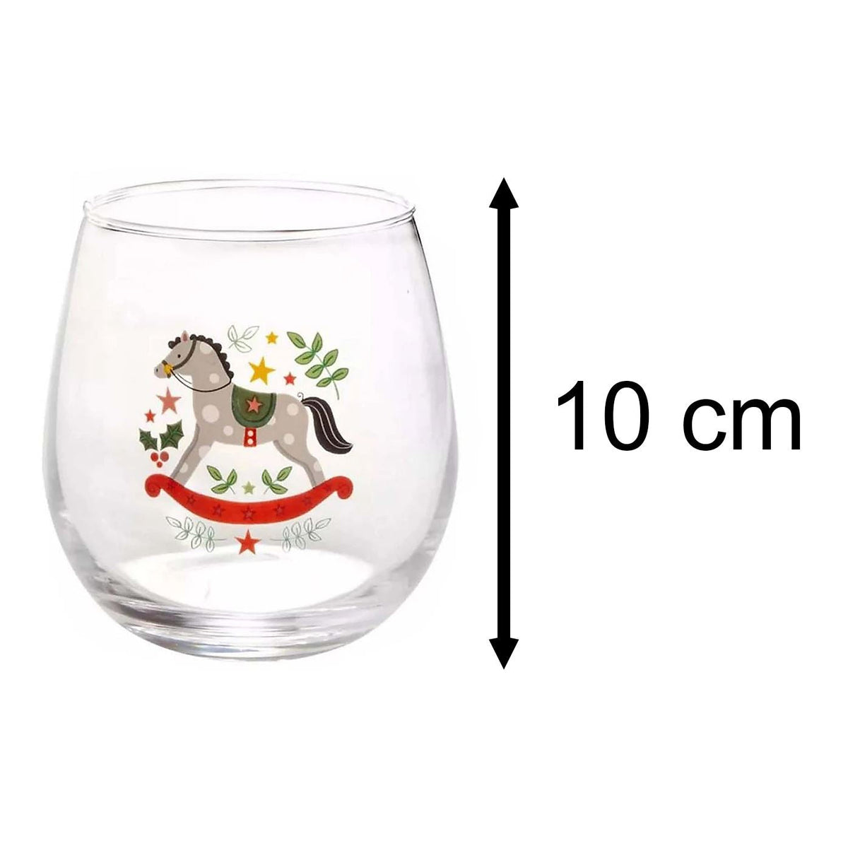 Santa & The Nutcracker Christmas Glasses | Set of 4 Festive Drinks Tumblers Glasses - Tophatter Daily Deals