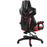 Backrest Staff Ergonomic Game Swivel Chair Reclinable Seat Black frame red mesh 0 - Tophatter Daily Deals