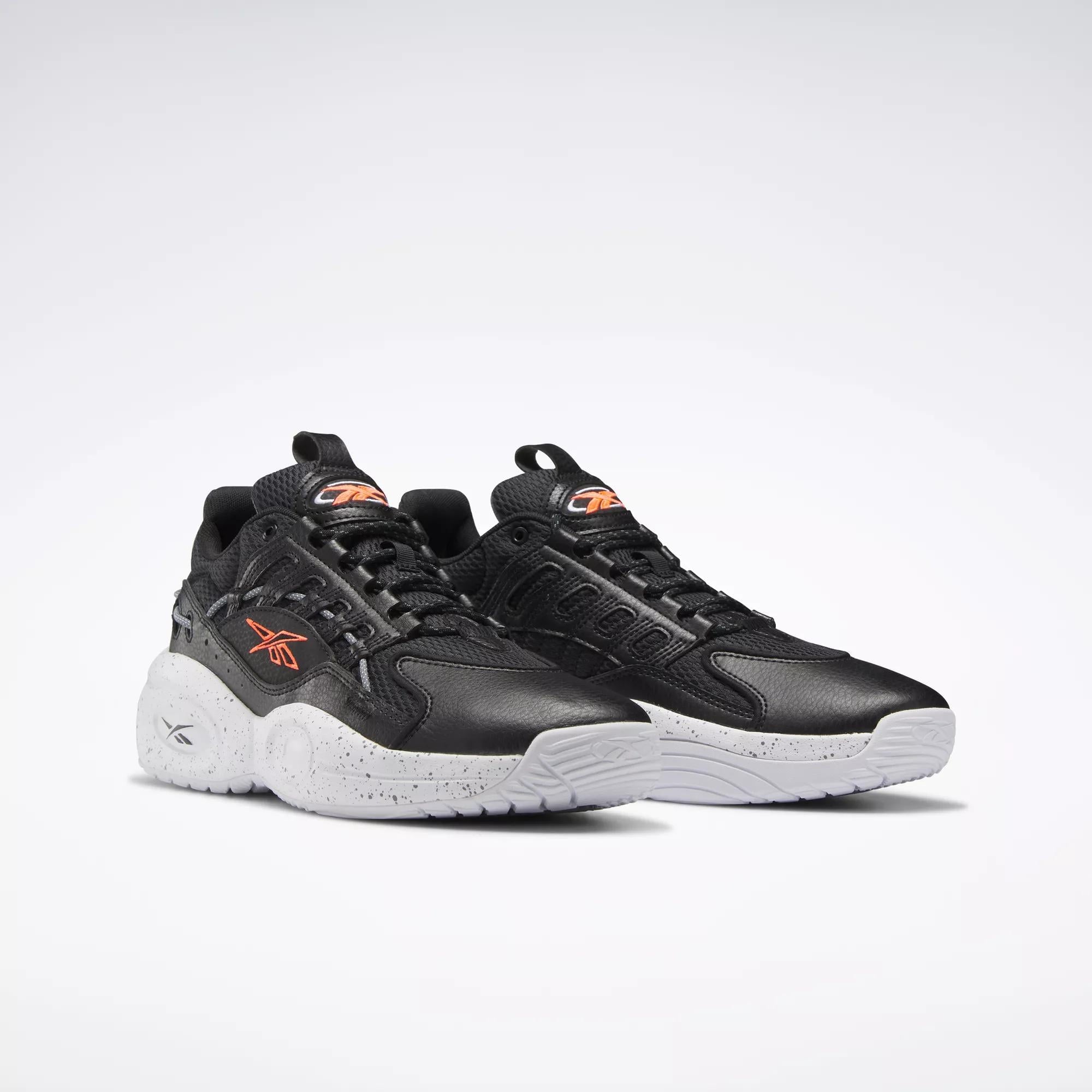 Reebok Men's Solution Mid Shoes - Cblack/Ftwwht/Orgfla Cblack Ftwwht Orgfla Footwear - Tophatter Daily Deals