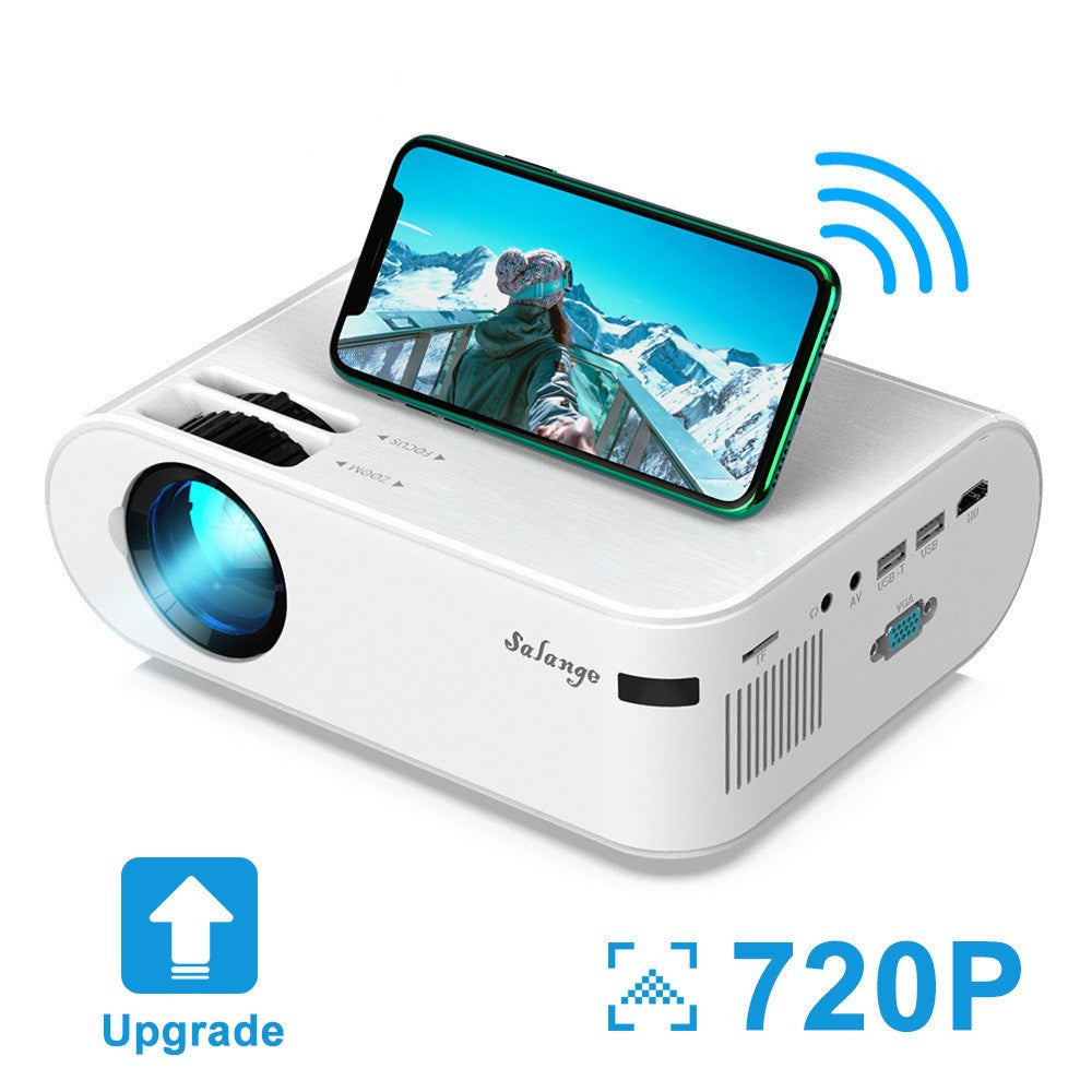 720p Portable Smart Projector P62 Supports Home Office HD Projector USB 0 - Tophatter Daily Deals