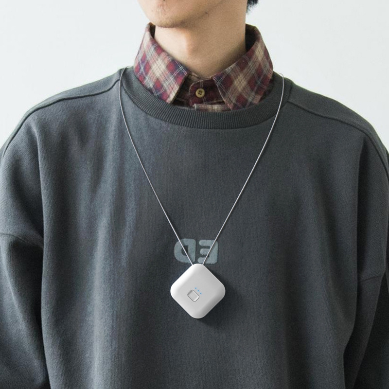 Air Purifier USB Portable Personal Wearable Necklace 0 - Tophatter Daily Deals