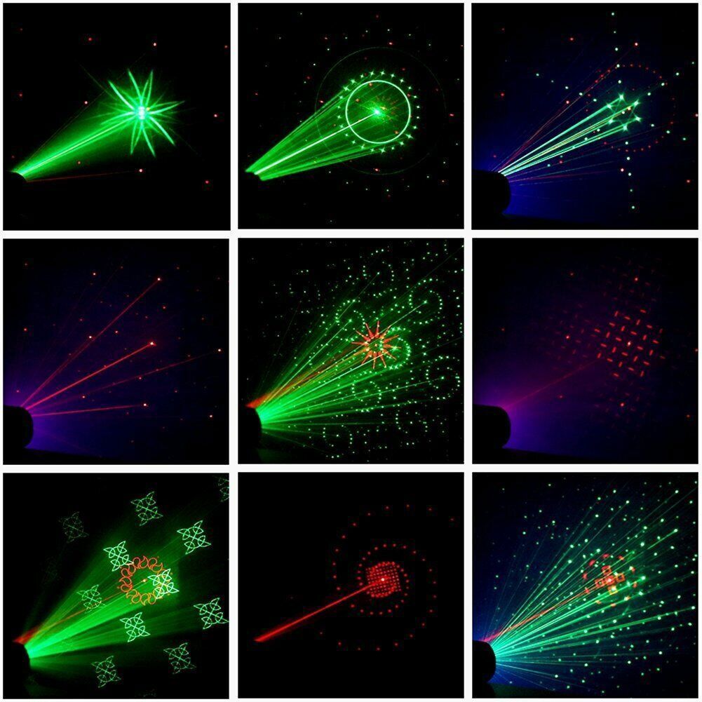 480 Pattern LED RGB Disco Party Laser Stage Light USB Club DJ Lighting Projector 5 - Tophatter Daily Deals