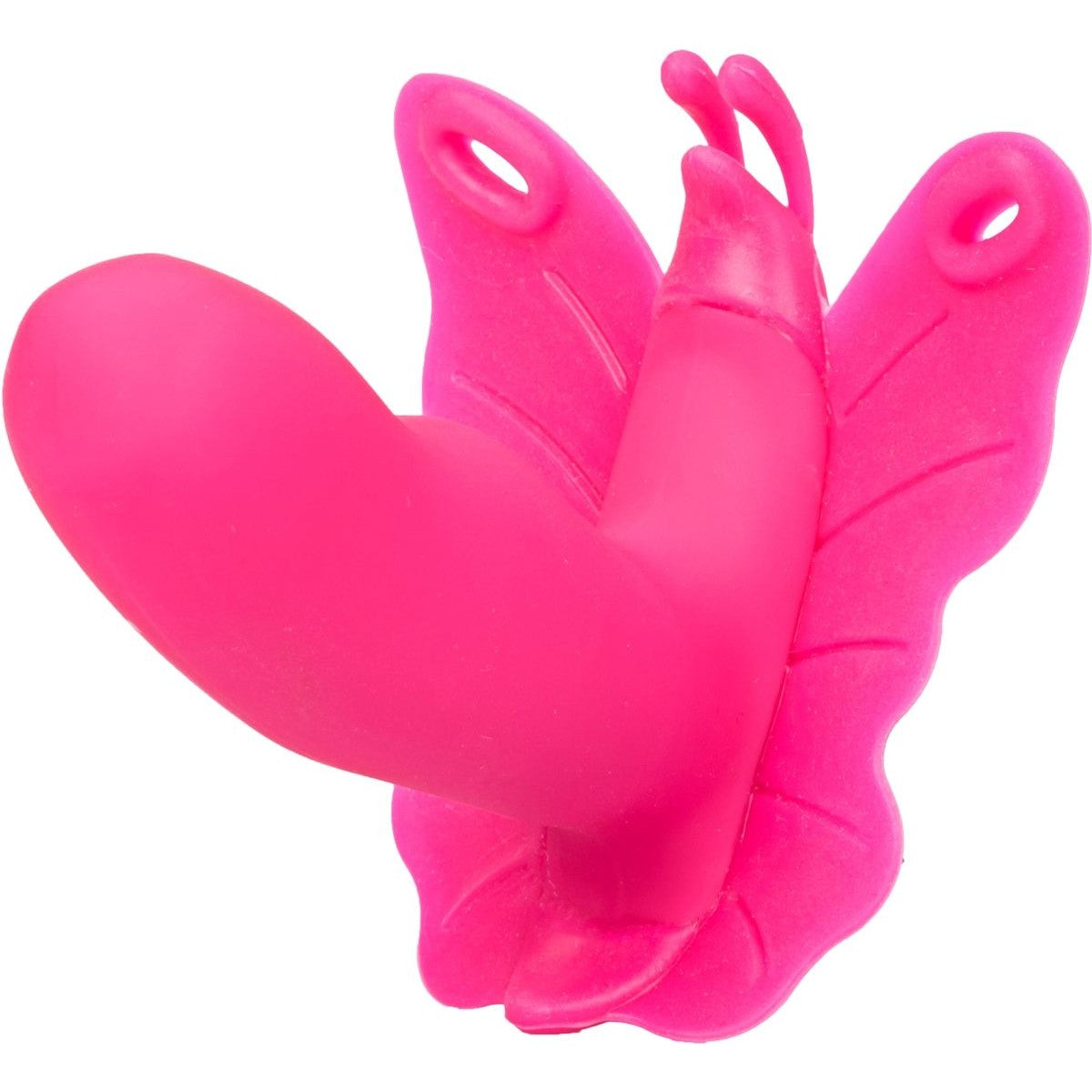 Venus Butterfly Silicone Remote Venus Penis in Pink Vibrating Strap-On Probe - Tophatter Daily Deals