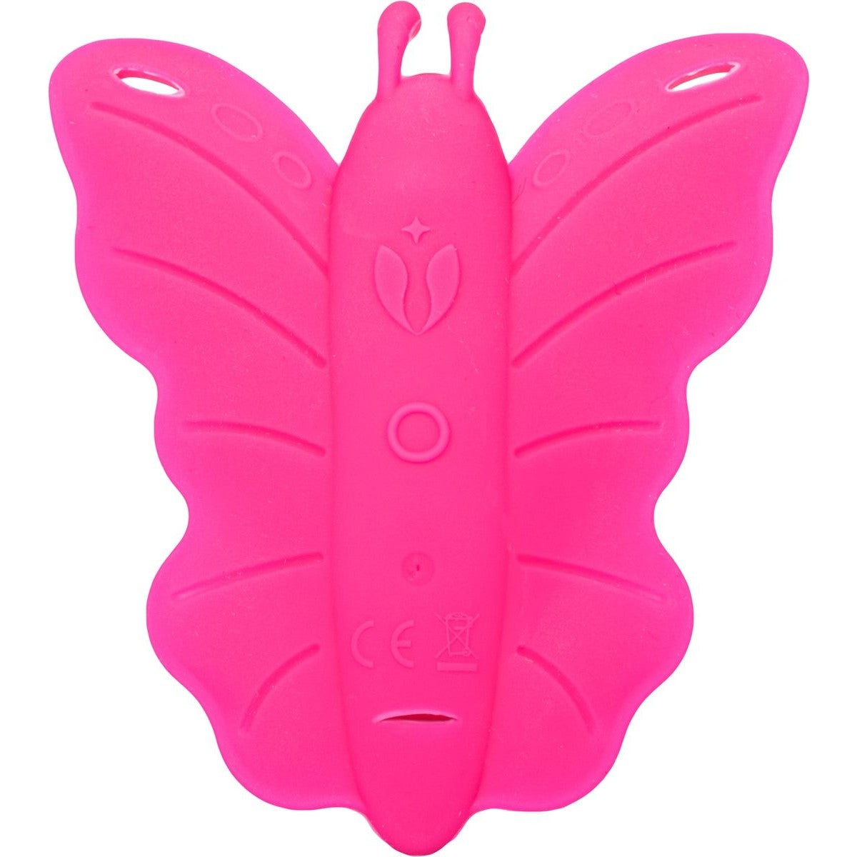 Venus Butterfly Silicone Remote Venus Penis in Pink Vibrating Strap-On Probe - Tophatter Daily Deals