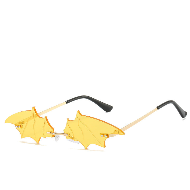 Bat shape personalized glasses Golden tablets 0 - Tophatter Daily Deals