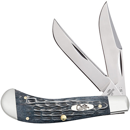 Case Small Saddlehorn - Crandall Jig Pocket Worn Gray Bone - 58417 Traditional Knives - Tophatter Daily Deals