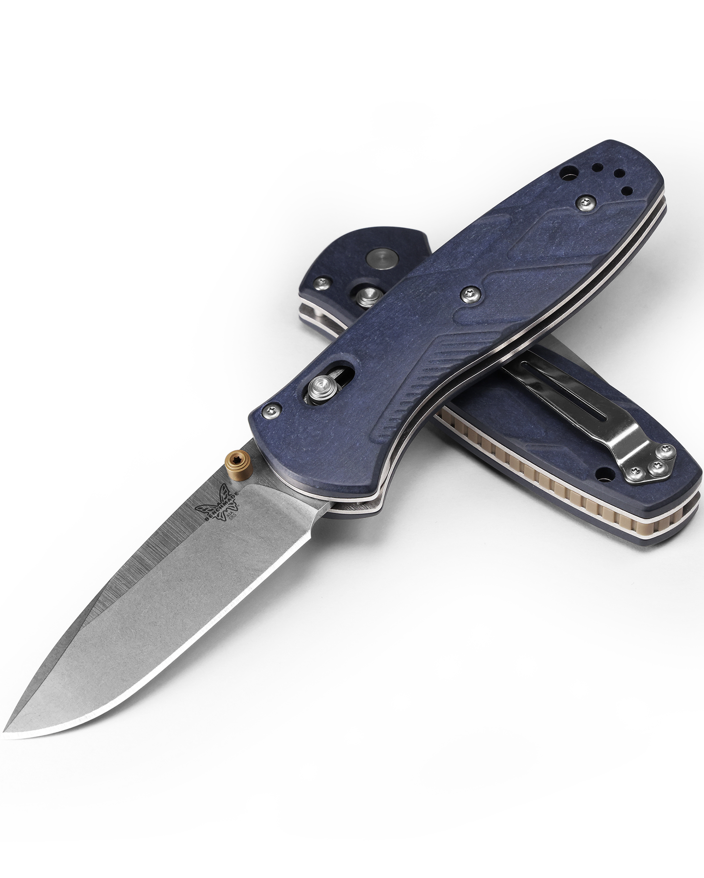 Benchmade Mini Barrage - Blue Canyon Richlite Handle - CPM-S30V - 585-03 Knives - Tophatter Daily Deals