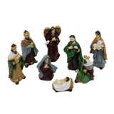 8-Piece Christmas Nativity Figurines | Traditional Holy Family Figures Set - 9cm Nativity Set - Tophatter Daily Deals