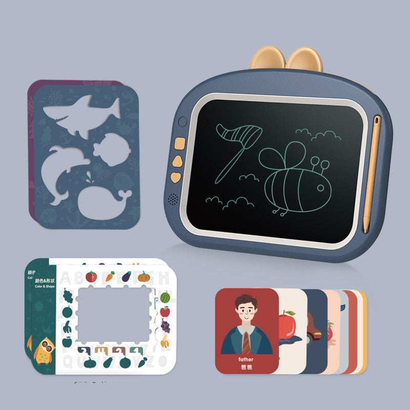 Blackboard Cartoon Electronic Drawing Board Educational Children Toy 0 - Tophatter Daily Deals