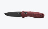 Benchmade Mini Barrage - Redstone Richlite Handles - CPM-S30V Blade - 585BK-04 Knives - Tophatter Daily Deals
