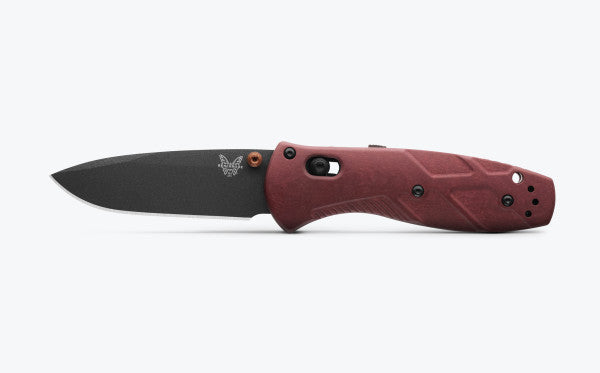 Benchmade Mini Barrage - Redstone Richlite Handles - CPM-S30V Blade - 585BK-04 Knives - Tophatter Daily Deals